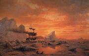 William Bradford The Ice Dwellers Watching the Invaders china oil painting reproduction